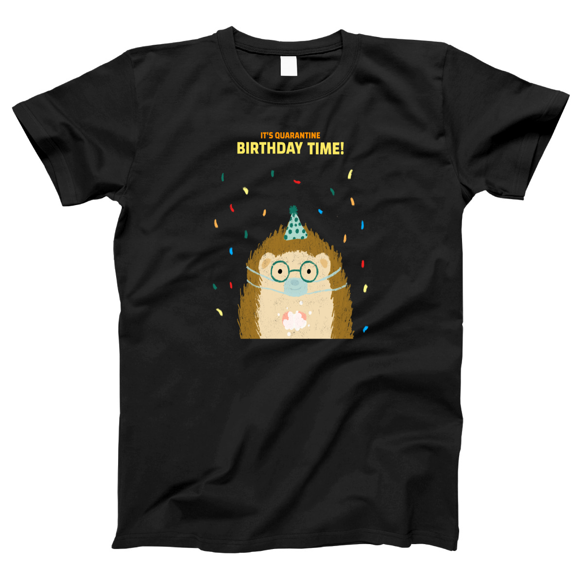 It is quarantine birthday time Women's T-shirt | Black
