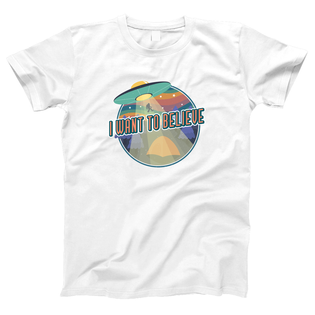 I Want To Believe Women's T-shirt | White