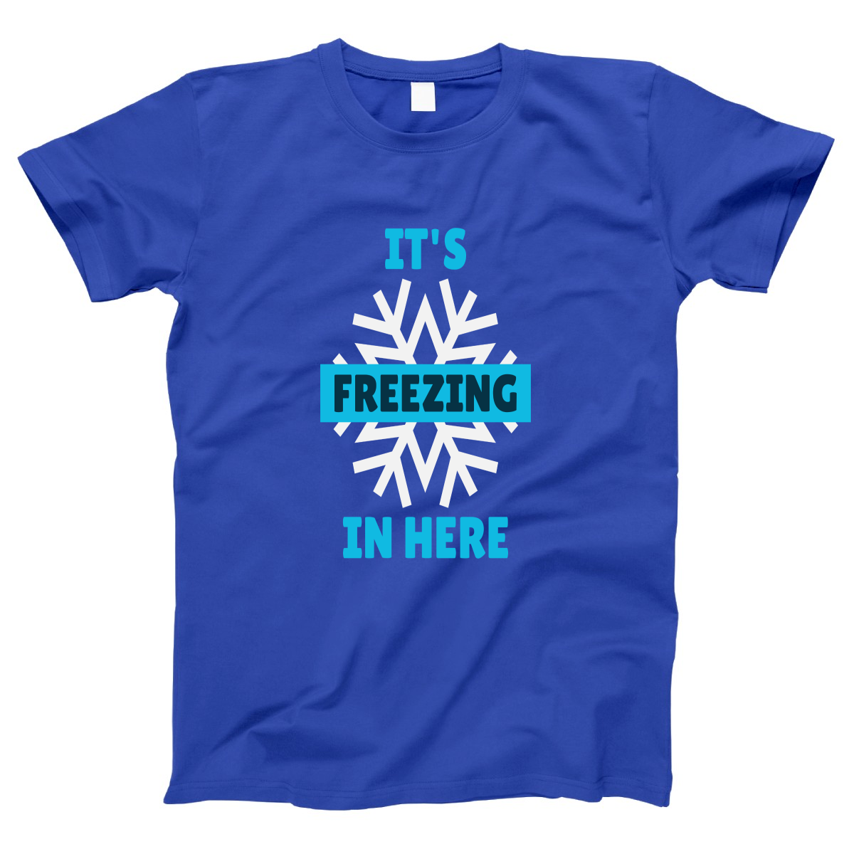 It's Freezing In Here! Women's T-shirt | Blue
