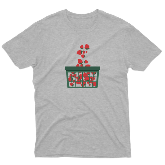 Strawberry  Men's T-shirt | Gray