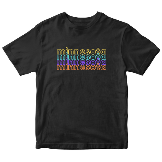 Minnesota Kids T-shirt | Black