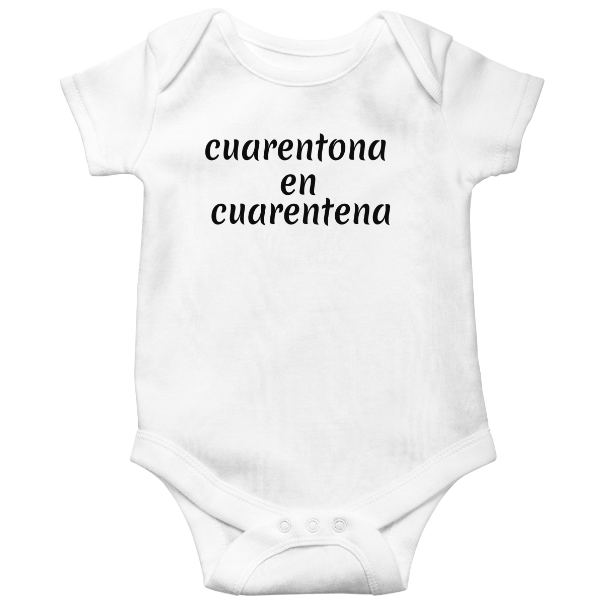 Cuarentona en Cuarentena Baby Bodysuits | White