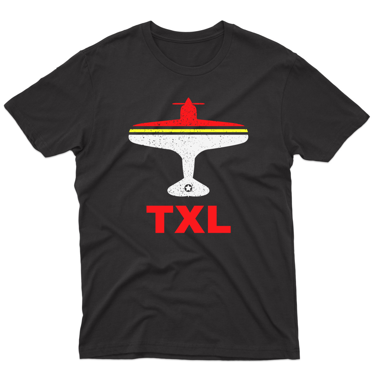 Fly Berlin TXL Airport  Men's T-shirt | Black