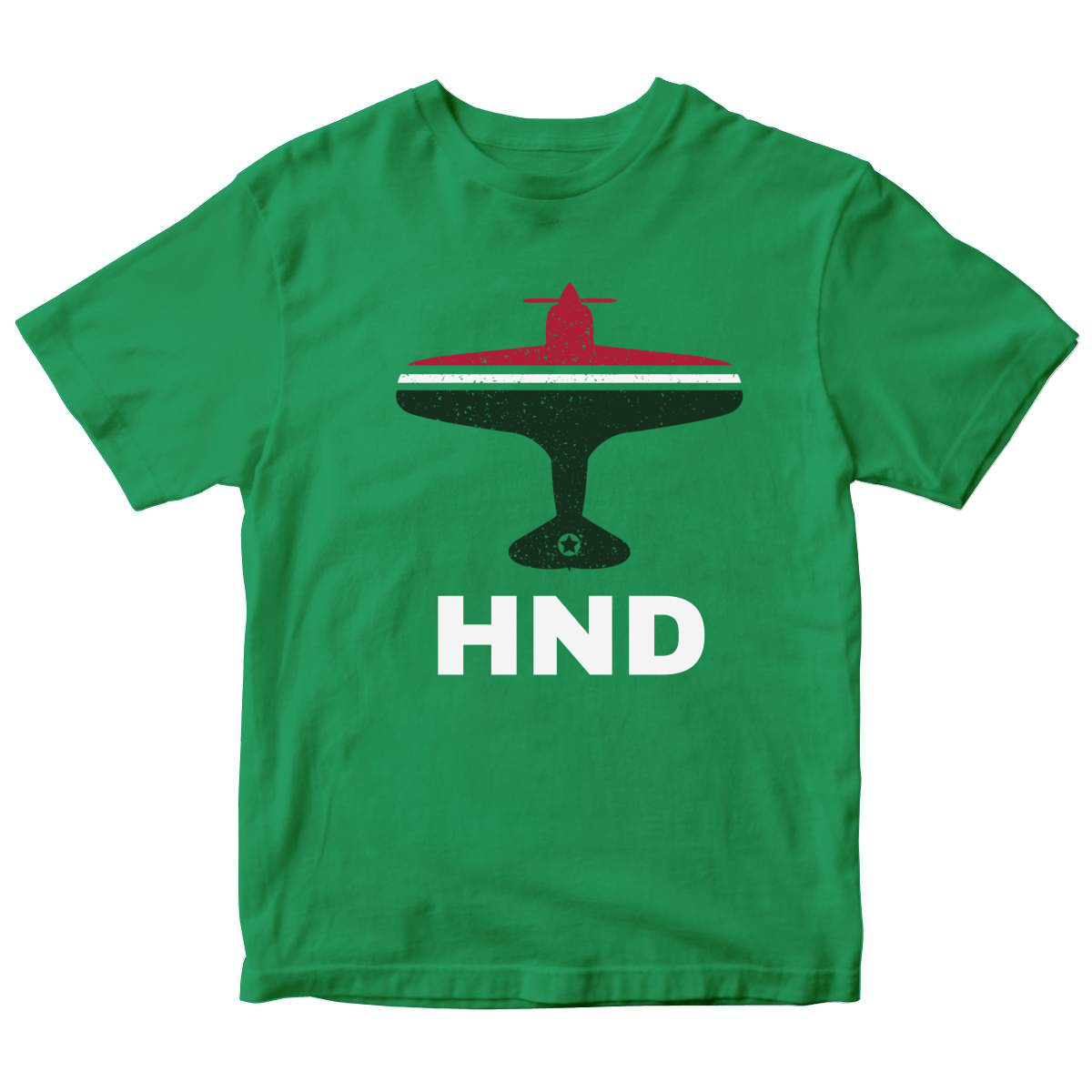 Fly Tokyo HND Airport  Kids T-shirt | Green