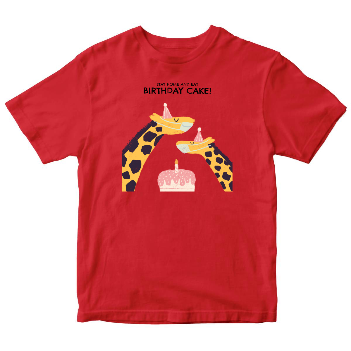 Birthday Cake  Toddler T-shirt | Red