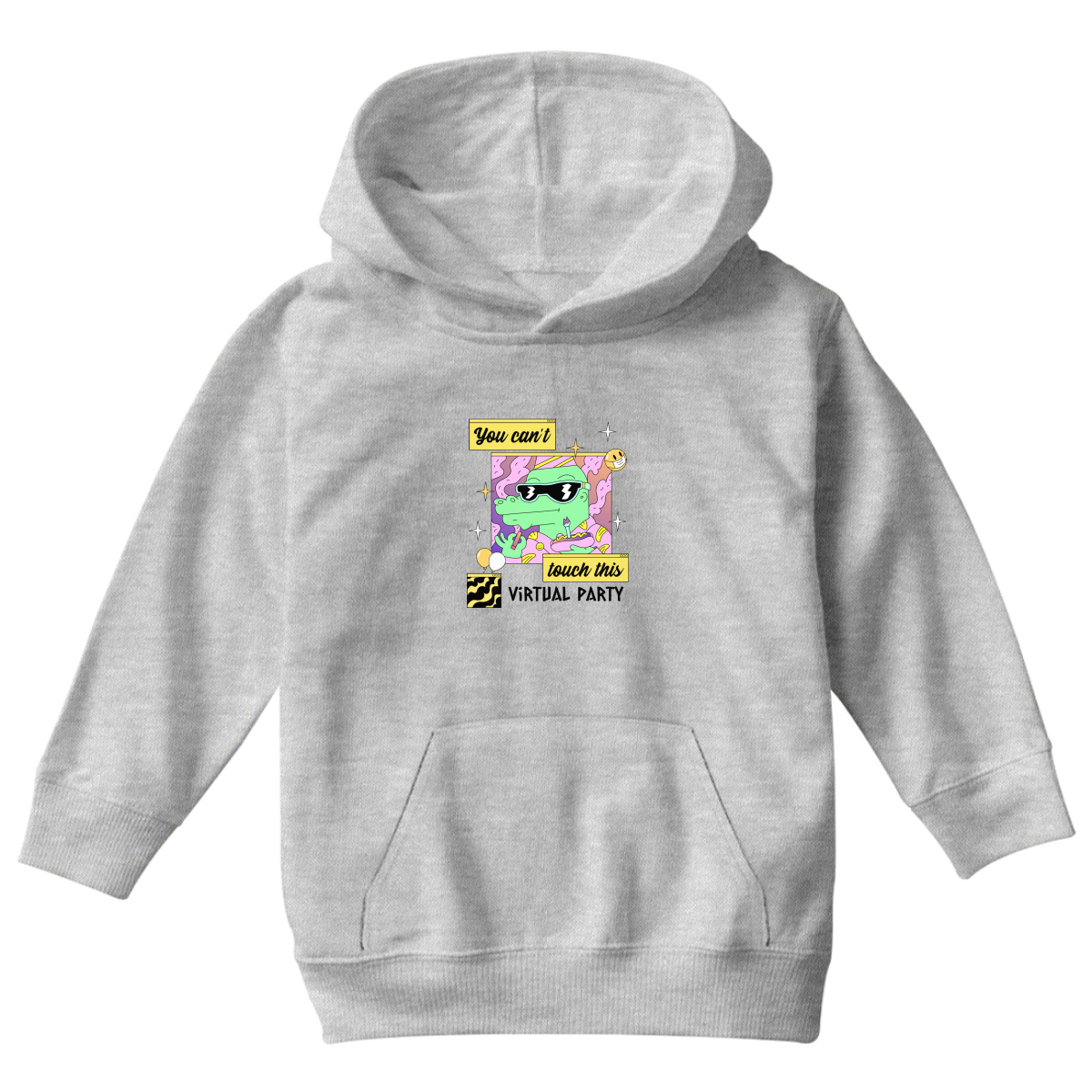 You Can't Touch This Kids Hoodie | Gray