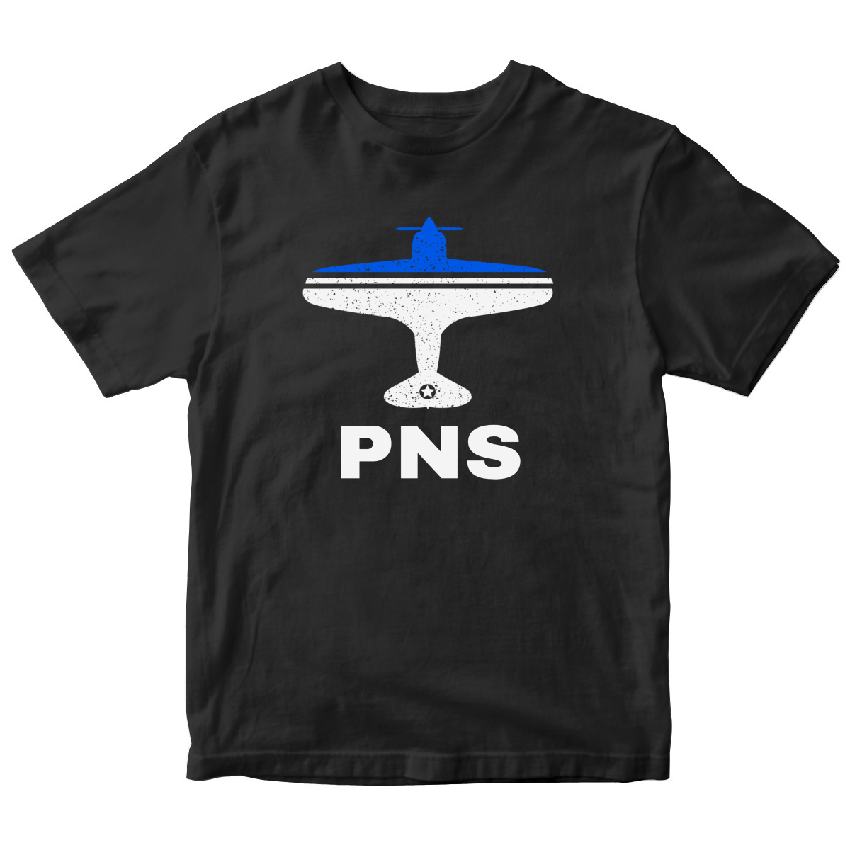 Fly Pensacola PNS Airport Kids T-shirt | Black