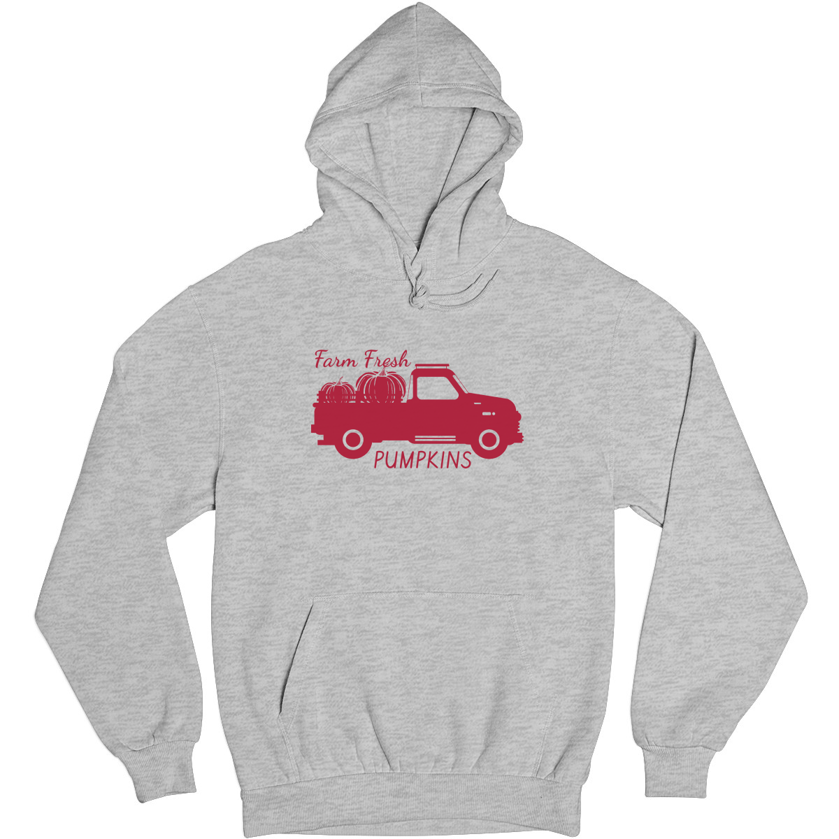 Farm Fresh Pumpkins Unisex Hoodie | Gray