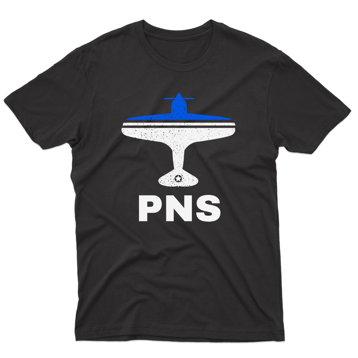 Fly Pensacola PNS Airport Men's T-shirt | Black