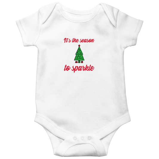 It is the Season to Sparkle Baby Bodysuits