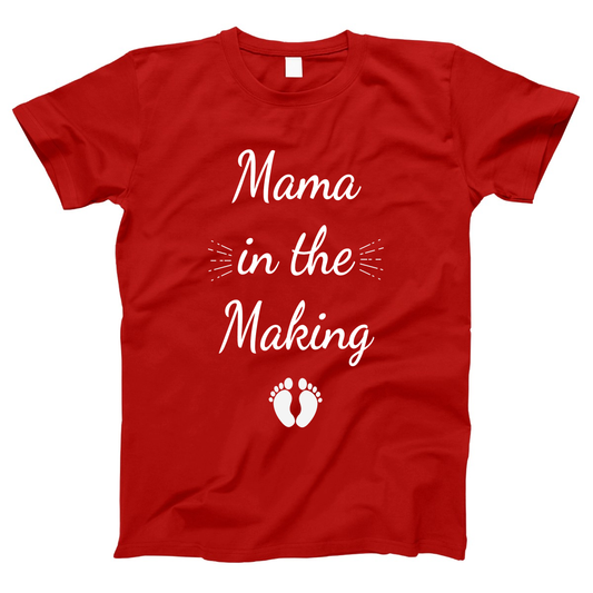 Mama in the Making Shirt Women's T-shirt | Red