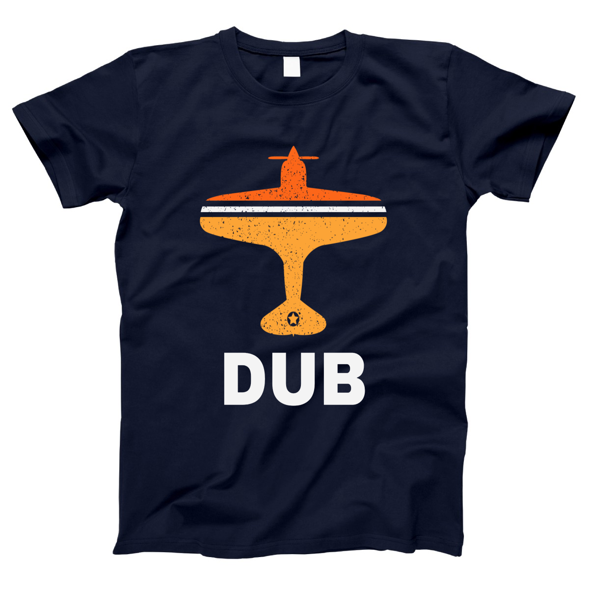 Fly Dublin DUB Airport  Women's T-shirt | Navy