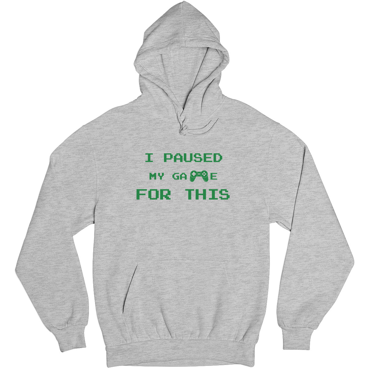 I Paused My Game For This Unisex Hoodie | Gray