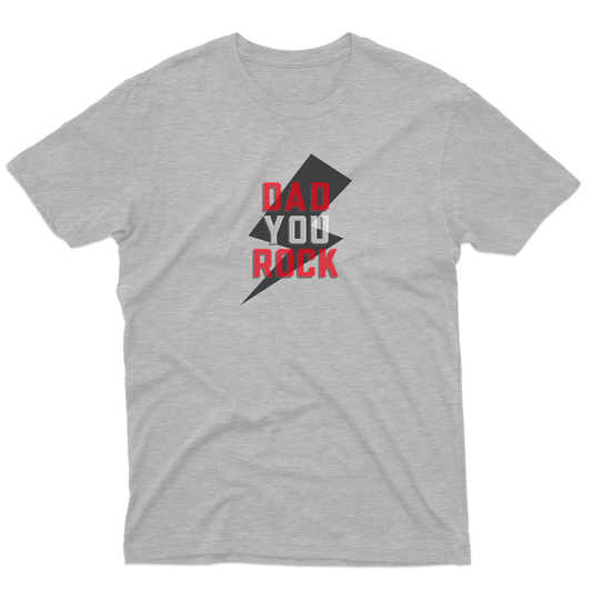 Dad you rock Men's T-shirt | Gray