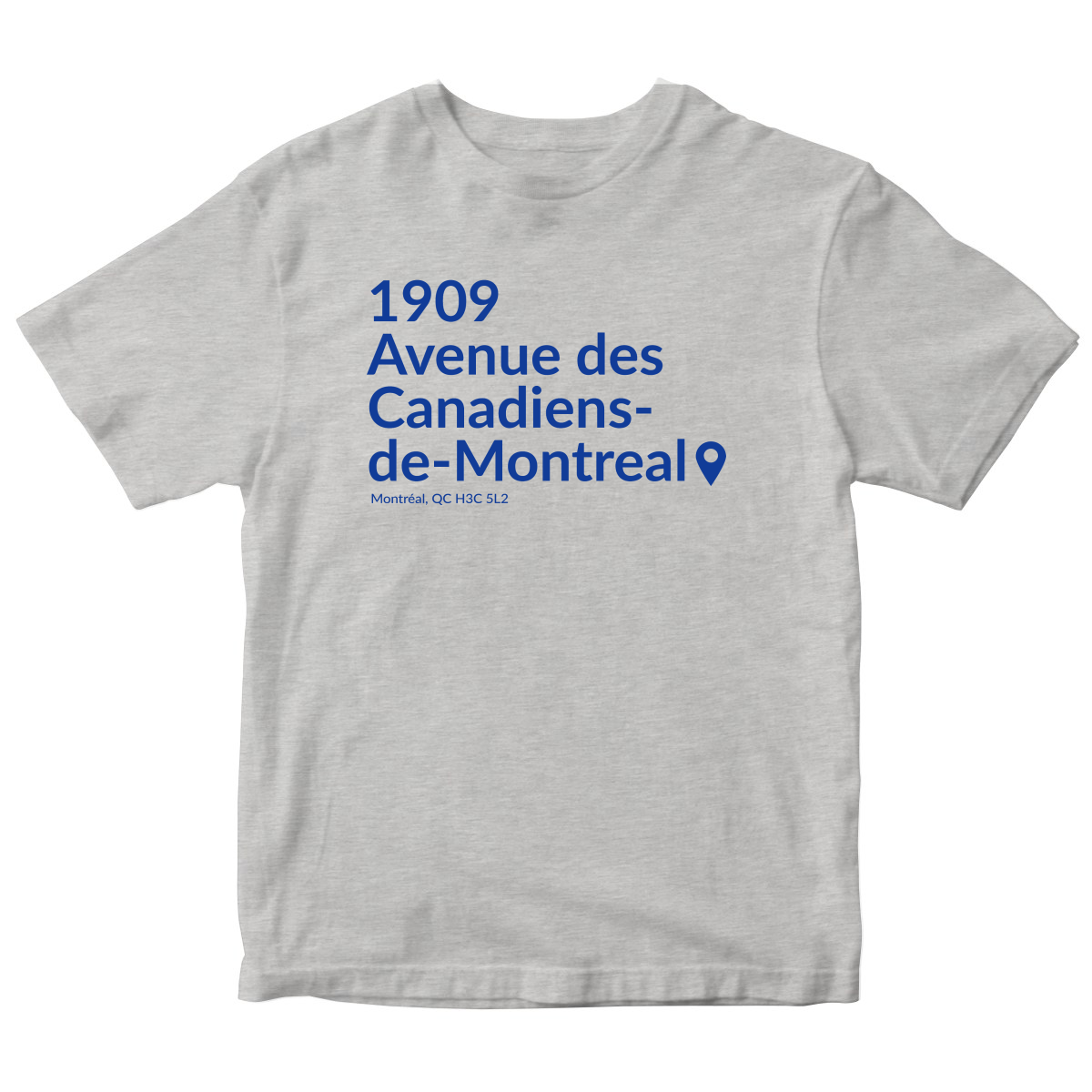Montreal Hockey Stadium Kids T-shirt | Gray