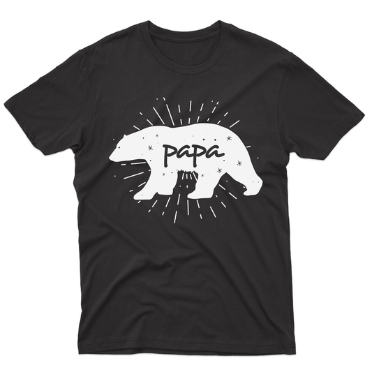 Papa Bear Men's T-shirt | Black