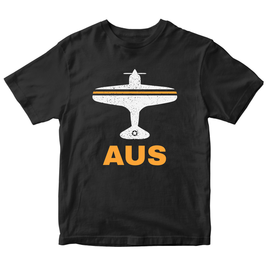 Fly Austin AUS Airport Kids T-shirt