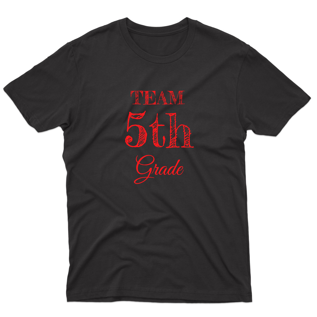 Team 5th Grade Men's T-shirt | Black