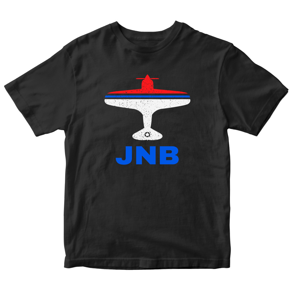 Fly Johannesburg JNB Airport Kids T-shirt | Black