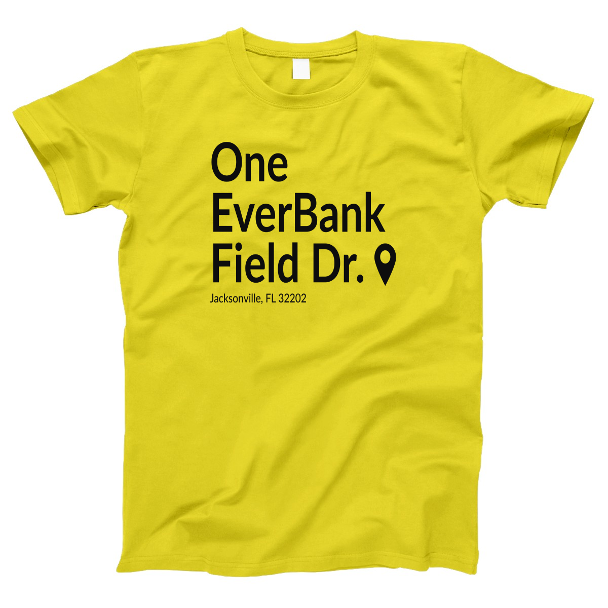 Jacksonville Football Stadium Women's T-shirt | Yellow