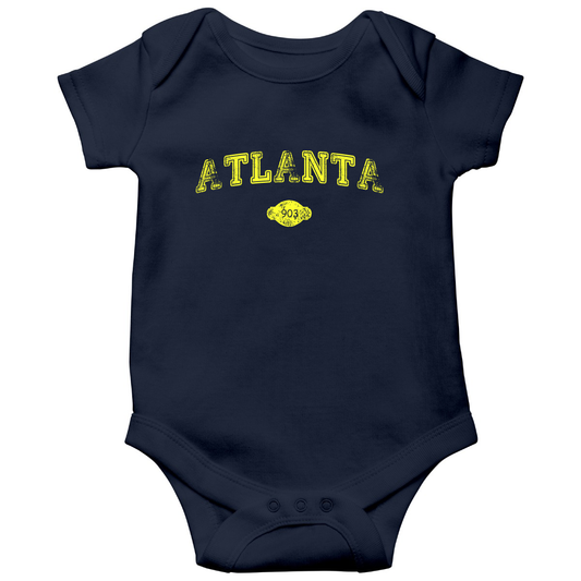 Atlanta 903 Represent Baby Bodysuits | Navy