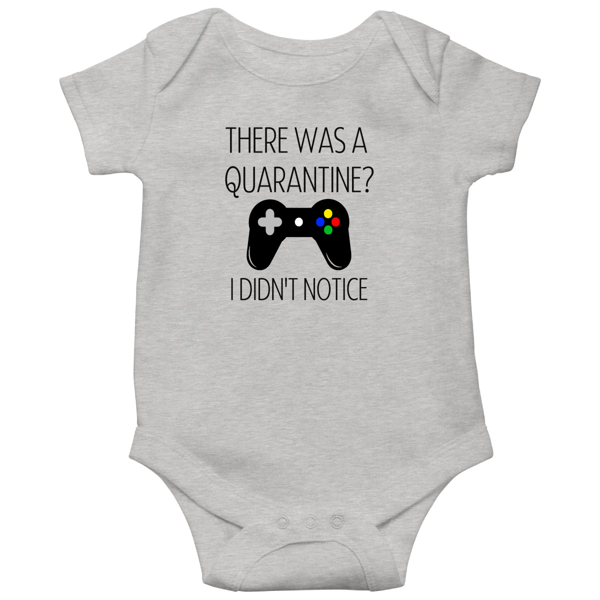 THERE WAS A QUARANTİNE Baby Bodysuits | Gray