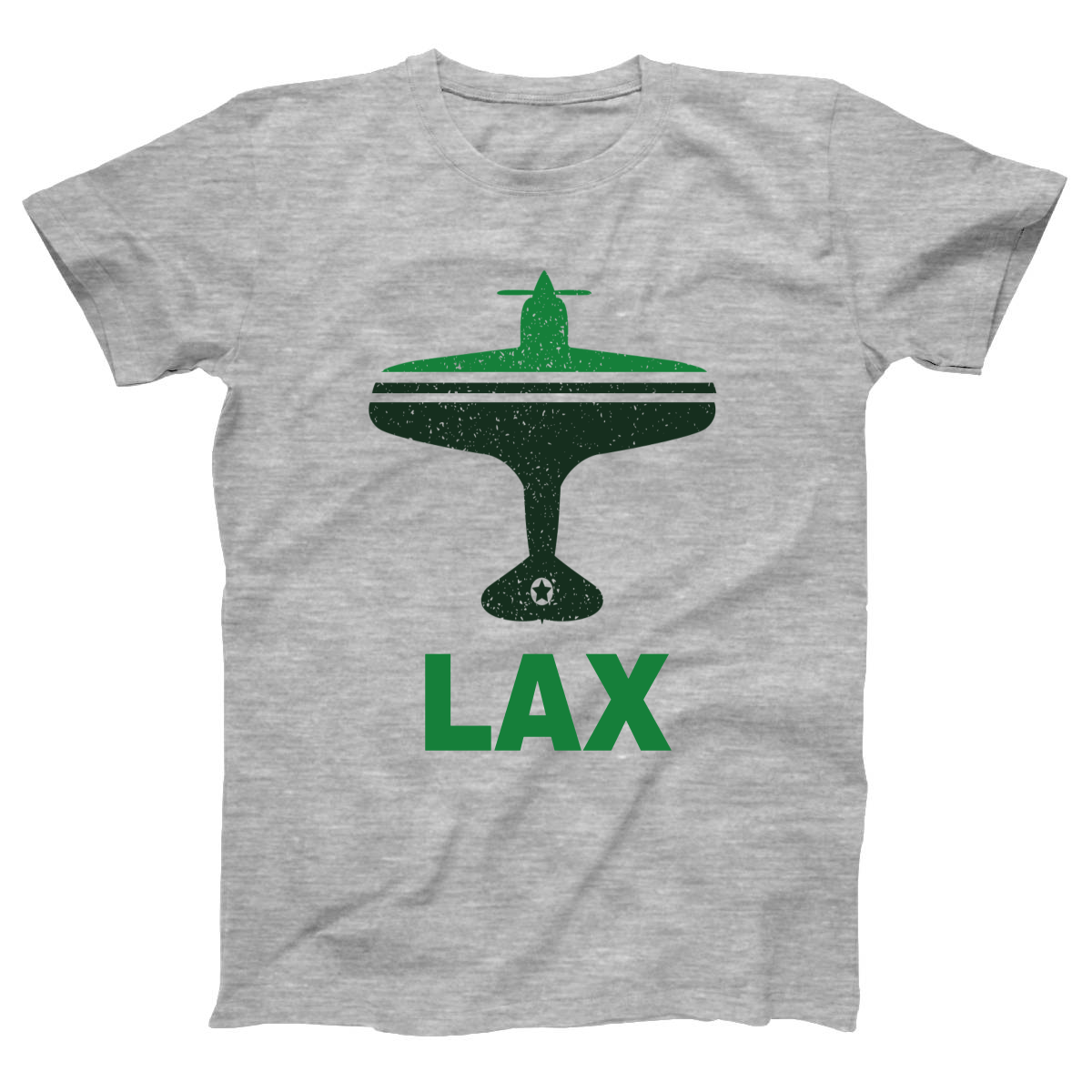 Fly Los  Angeles LAX Airport Women's T-shirt | Gray