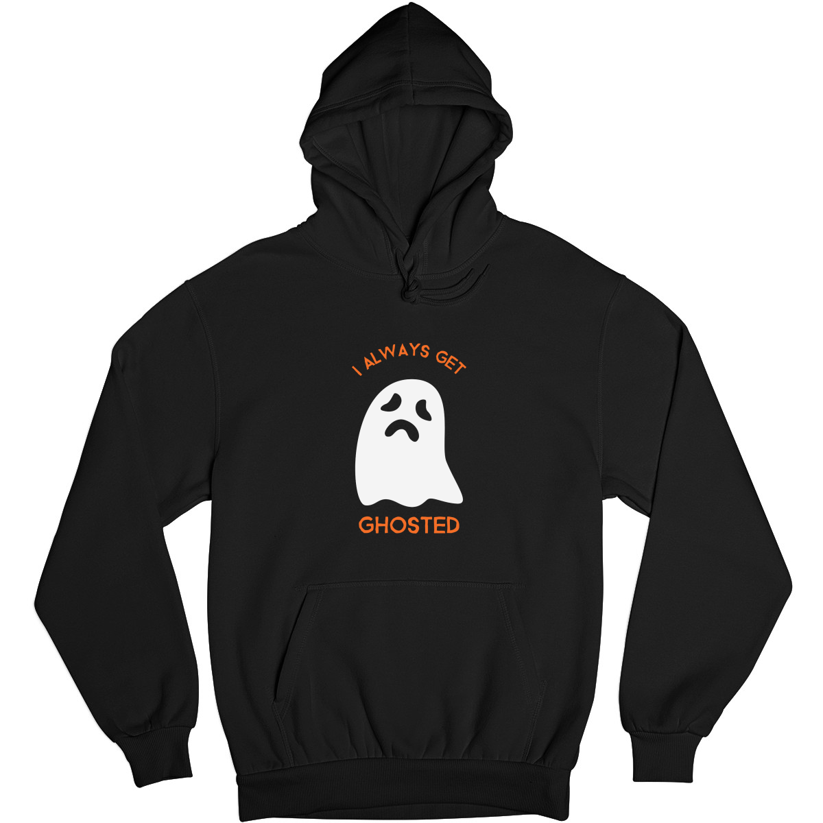 I Always Get Ghosted Unisex Hoodie | Black