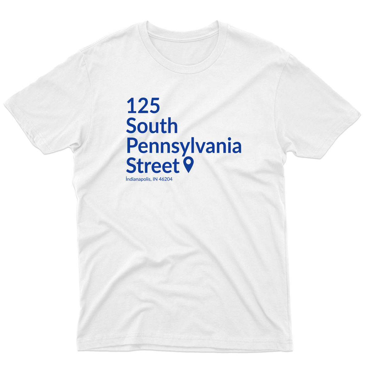 Indiana Basketball Stadium  Men's T-shirt | White