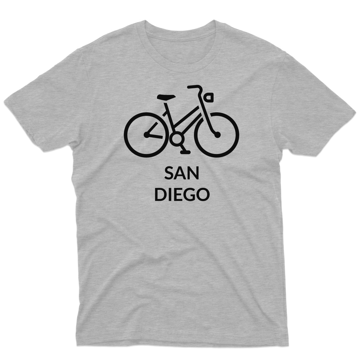 Bike San Diego Represent Men's T-shirt | Gray