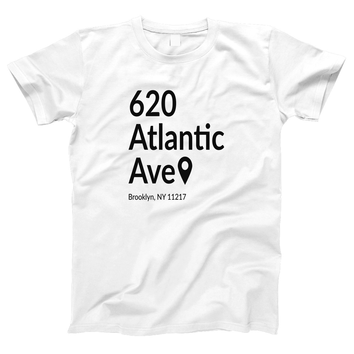 Brooklyn Basketball Stadium Women's T-shirt | White