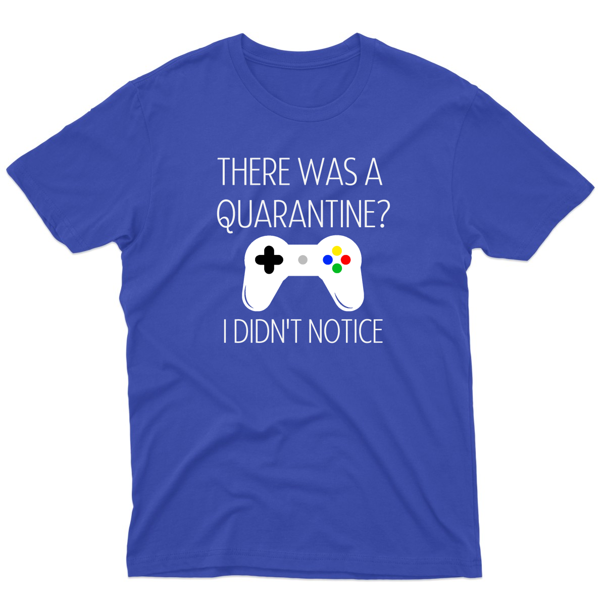 THERE WAS A QUARANTİNE Men's T-shirt | Blue
