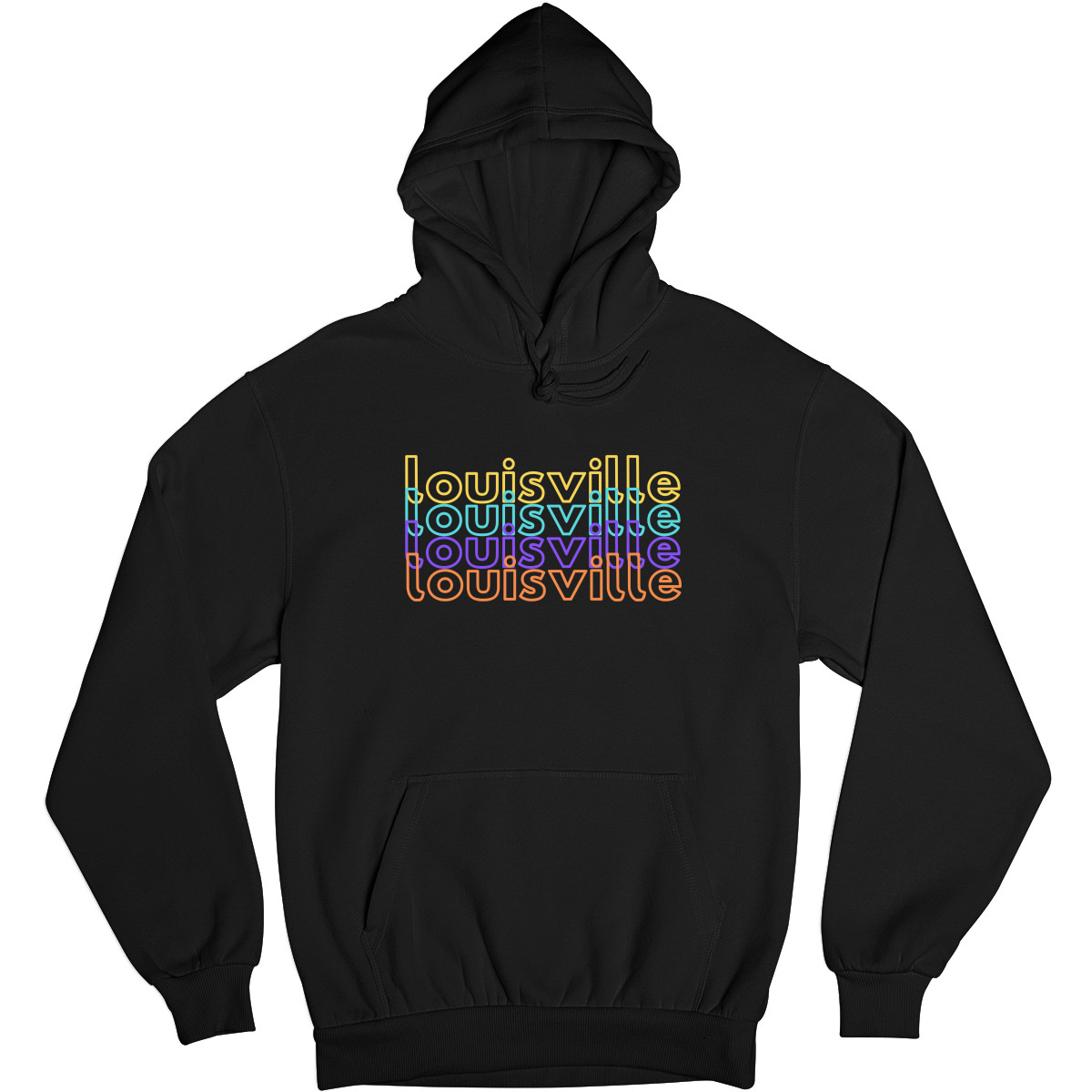 Louisville Unisex Hoodie | Black