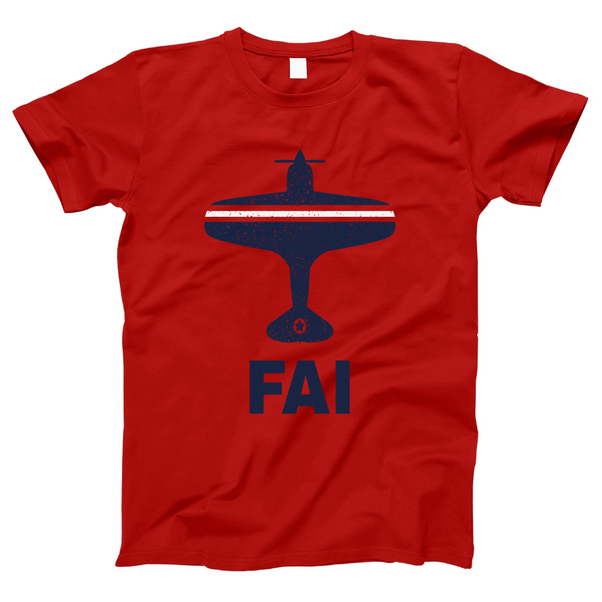Fly Fairbanks FAI Airport Women's T-shirt | Red