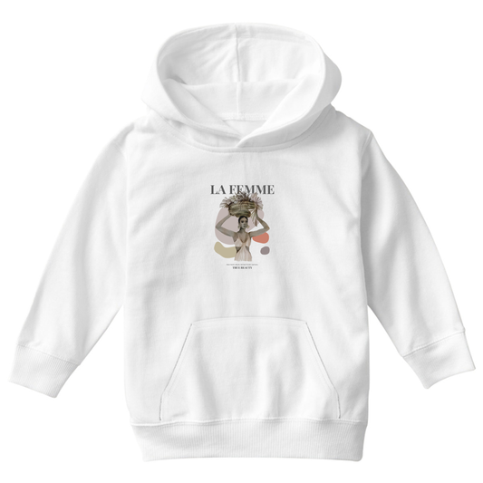 La Femme Kids Hoodie | White