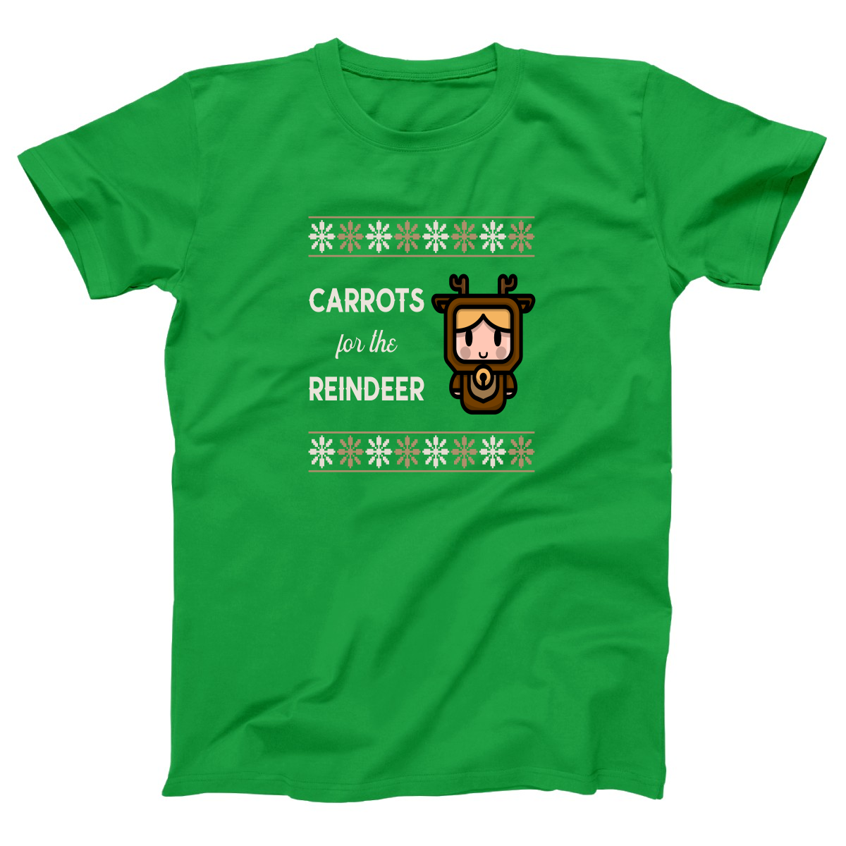 Carrots for the Reindeer Women's T-shirt | Green