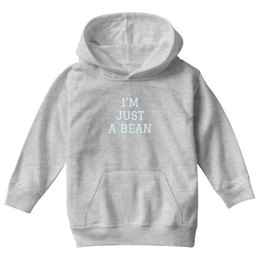 I'm Just A Bean  Kids Hoodie | Gray