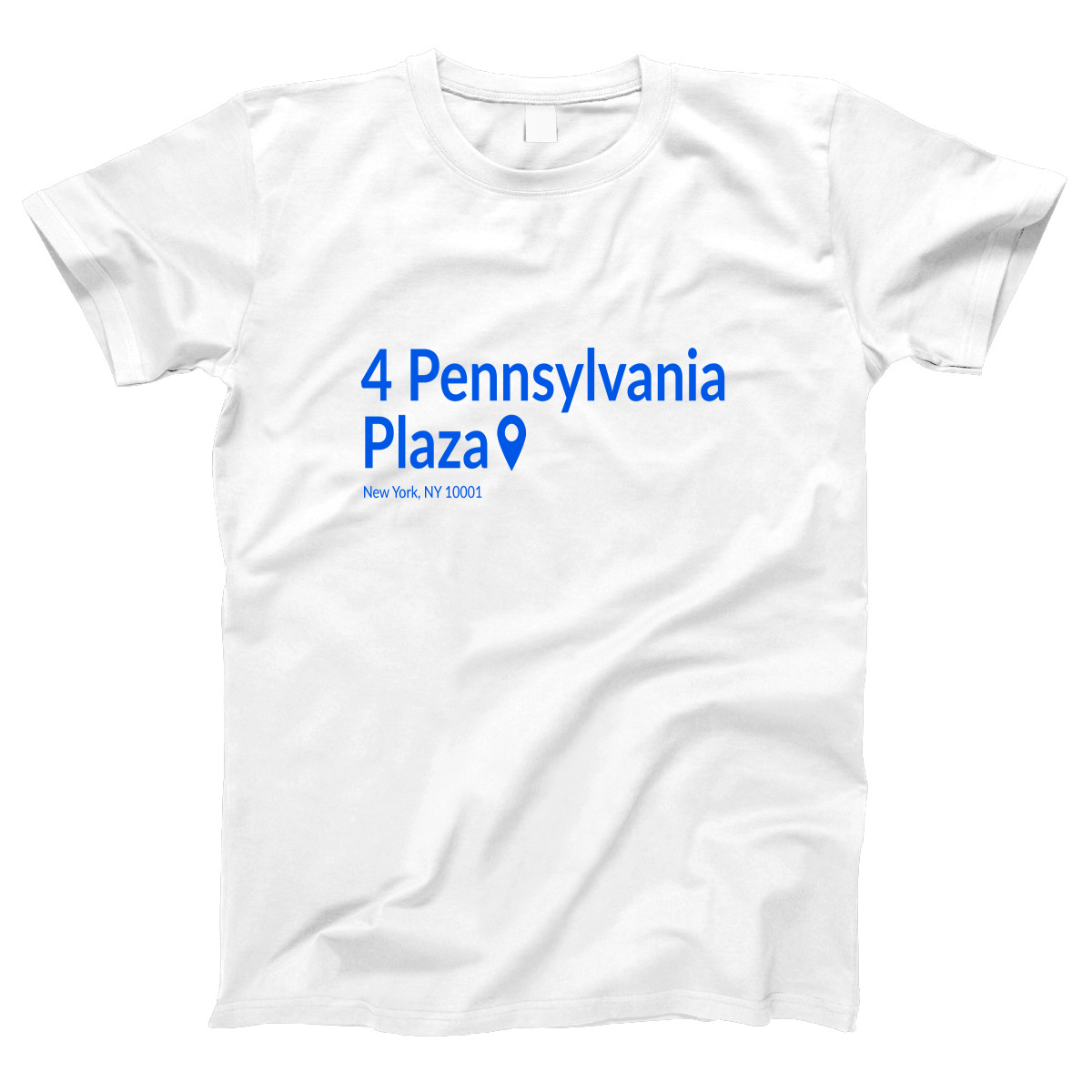 New York Basketball Stadium Women's T-shirt | White