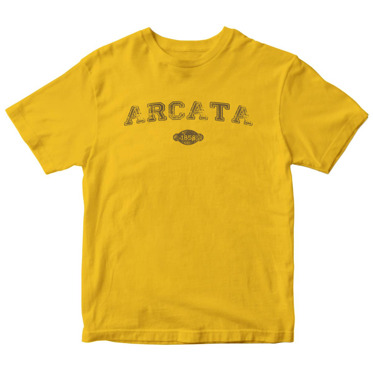 Arcata 1858 Represent Toddler T-shirt | Yellow