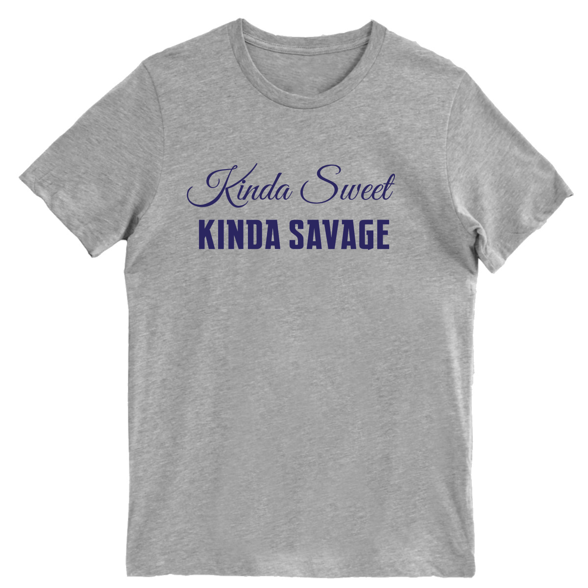 Kinda Sweet Kinda Savage Men's T-shirt | Gray