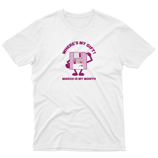 Where is my gift Men's T-shirt | White