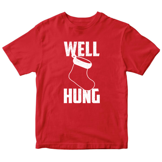 Well Hung Kids T-shirt | Red