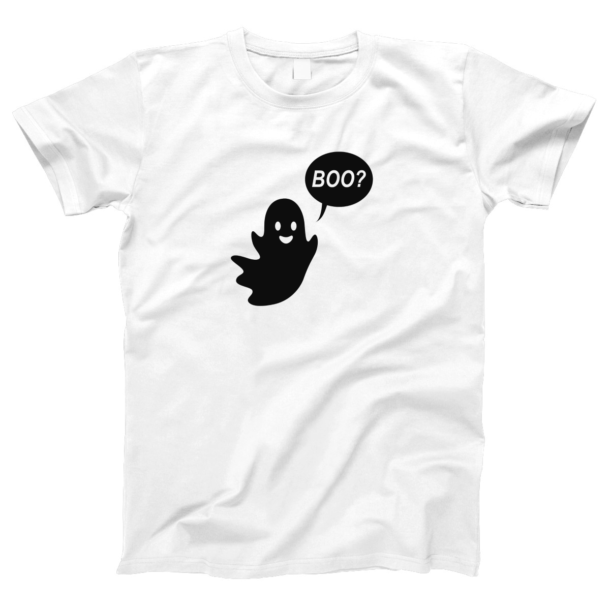 Cute Ghost Halloween Women's T-shirt | White