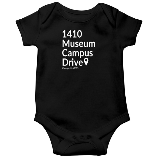 Chicago Football Stadium Baby Bodysuits