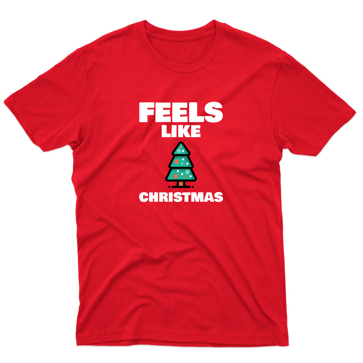 Feels Like Christmas Men's T-shirt | Red
