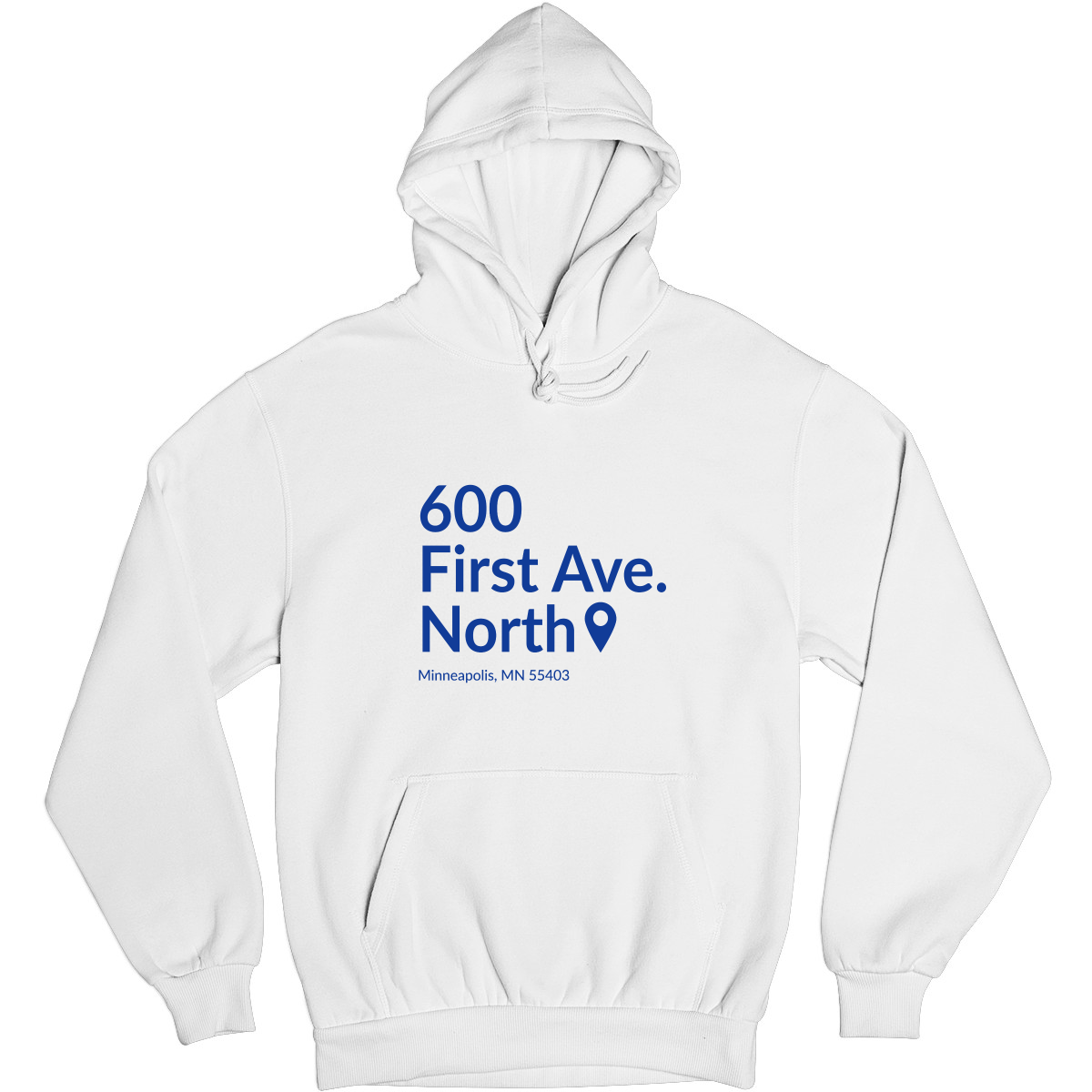 Minnesota Basketball Stadium Unisex Hoodie | White