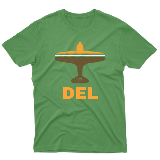 Fly Delhi DEL Airport Men's T-shirt | Green