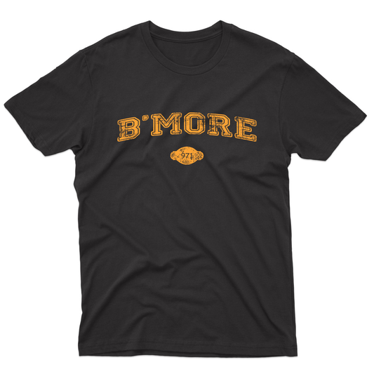 B'more 1729 Represent Men's T-shirt | Black