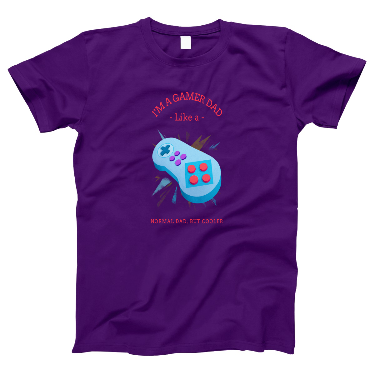 I'm a Gamer like a Dad Women's T-shirt | Purple