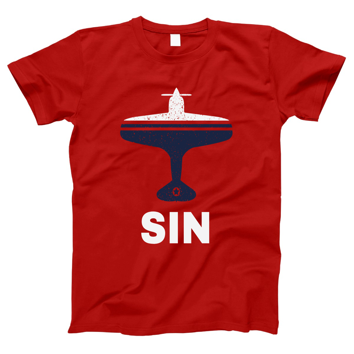 Fly Singapore SIN Airport Women's T-shirt | Red